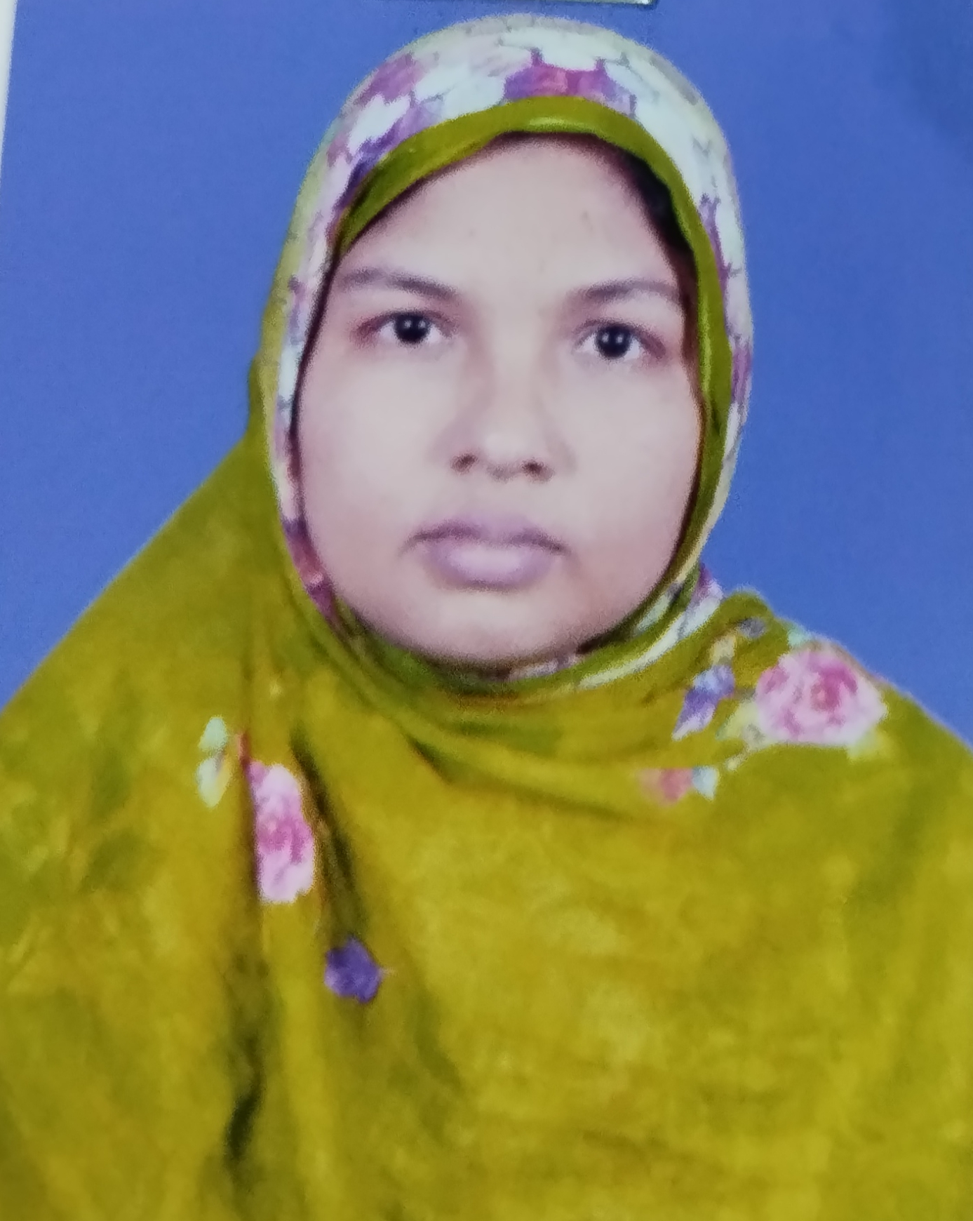 মোছাঃ সেলিনা আক্তার। পরিছন্নতা কর্মী